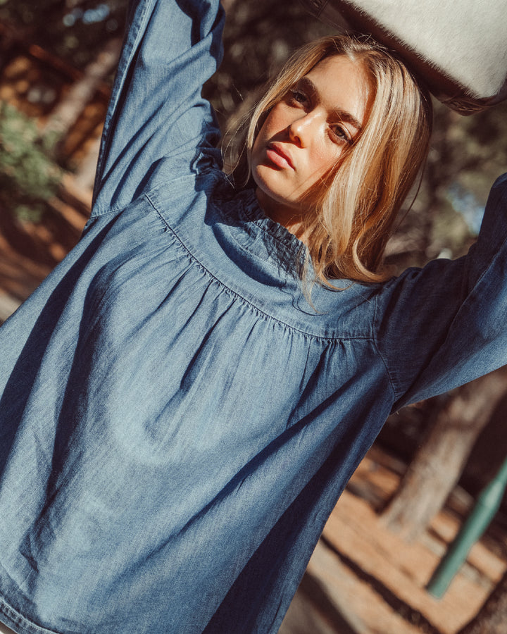 BLUSA SUSAN DARK BLUE