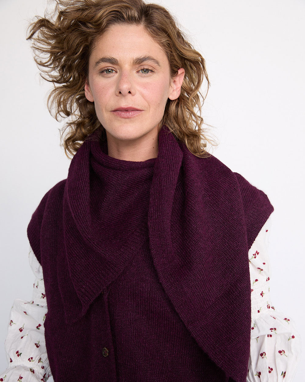 CHALECO SABINE BURDEO CON MANTA DESMONTABLE