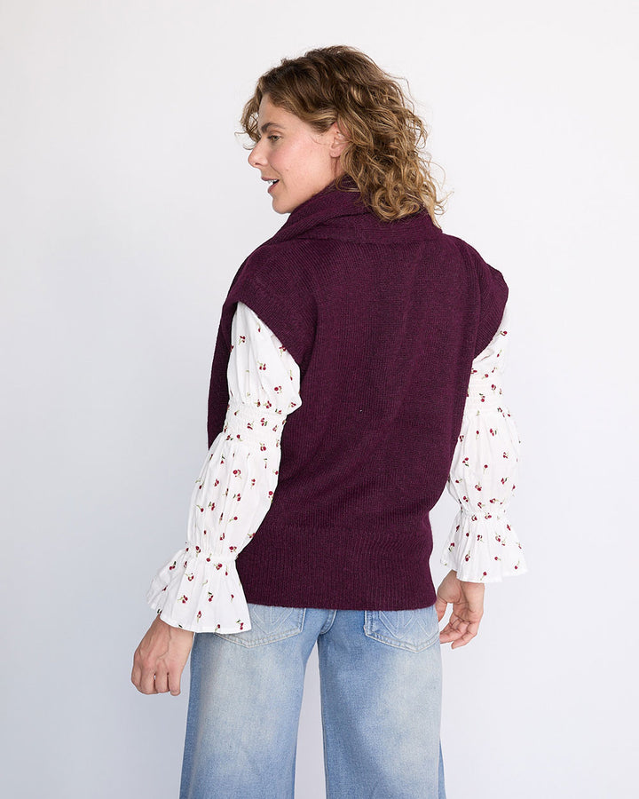 CHALECO SABINE BURDEO CON MANTA DESMONTABLE