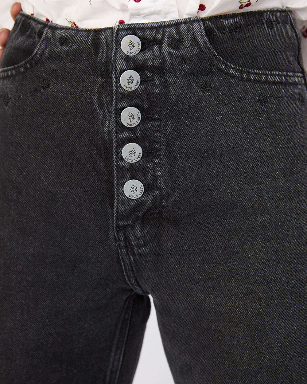 JEANS BRASS BLACK