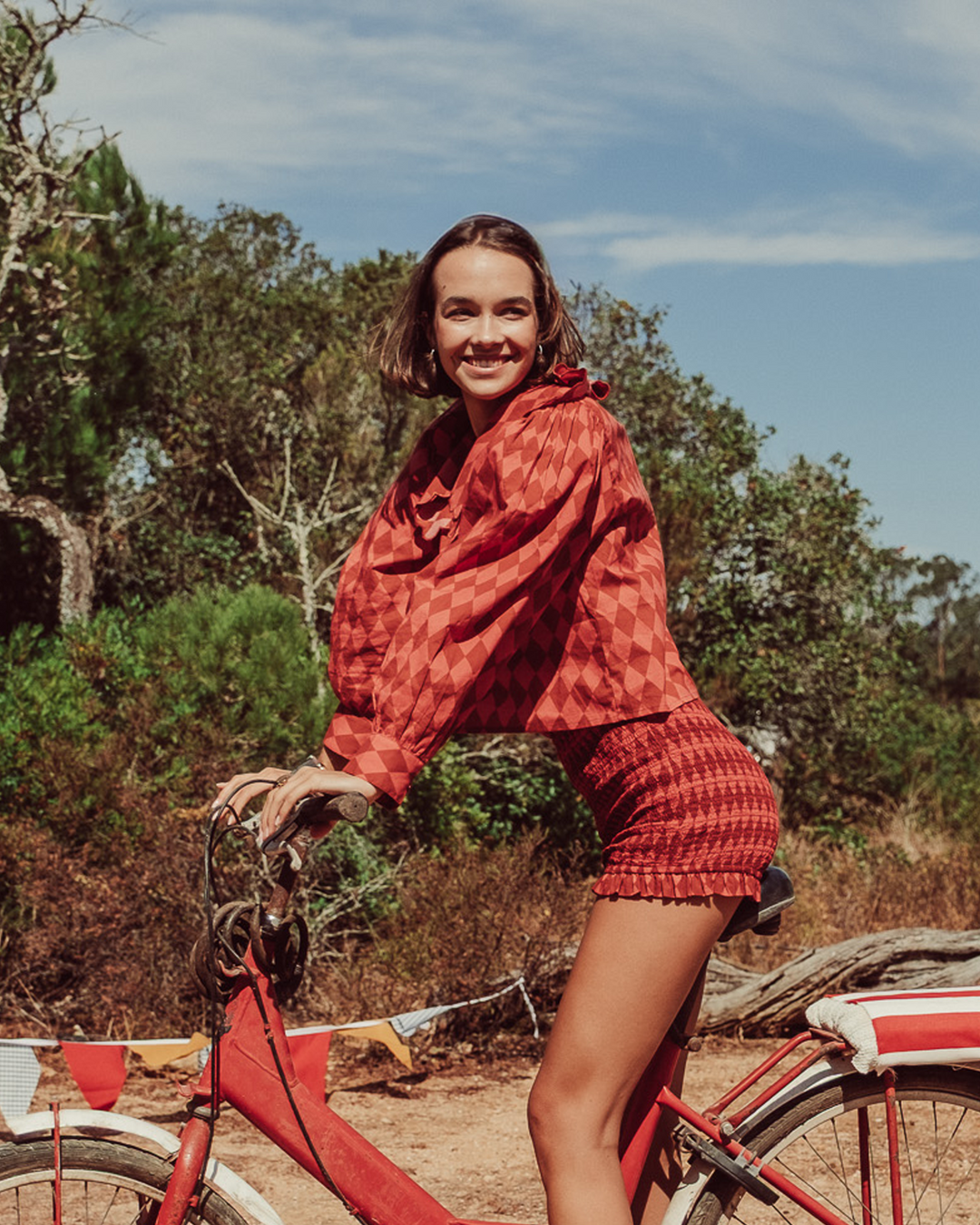 BLUSA GIOSTRA ROMBOS PRINT