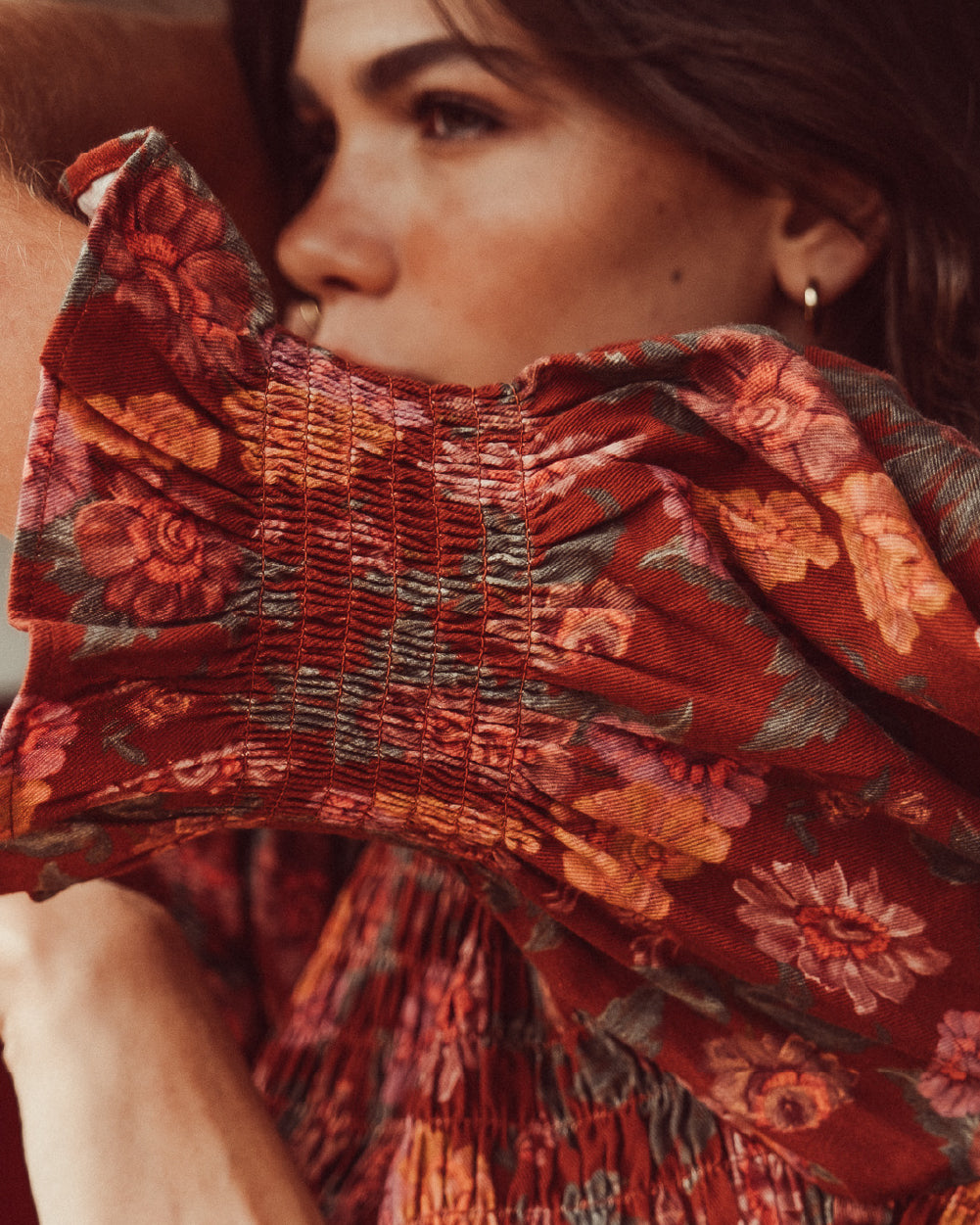 VESTIDO DALIA RED FLOWERS