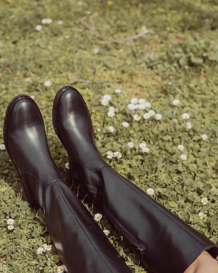 BOTA BRESCIA NEGRO LISO