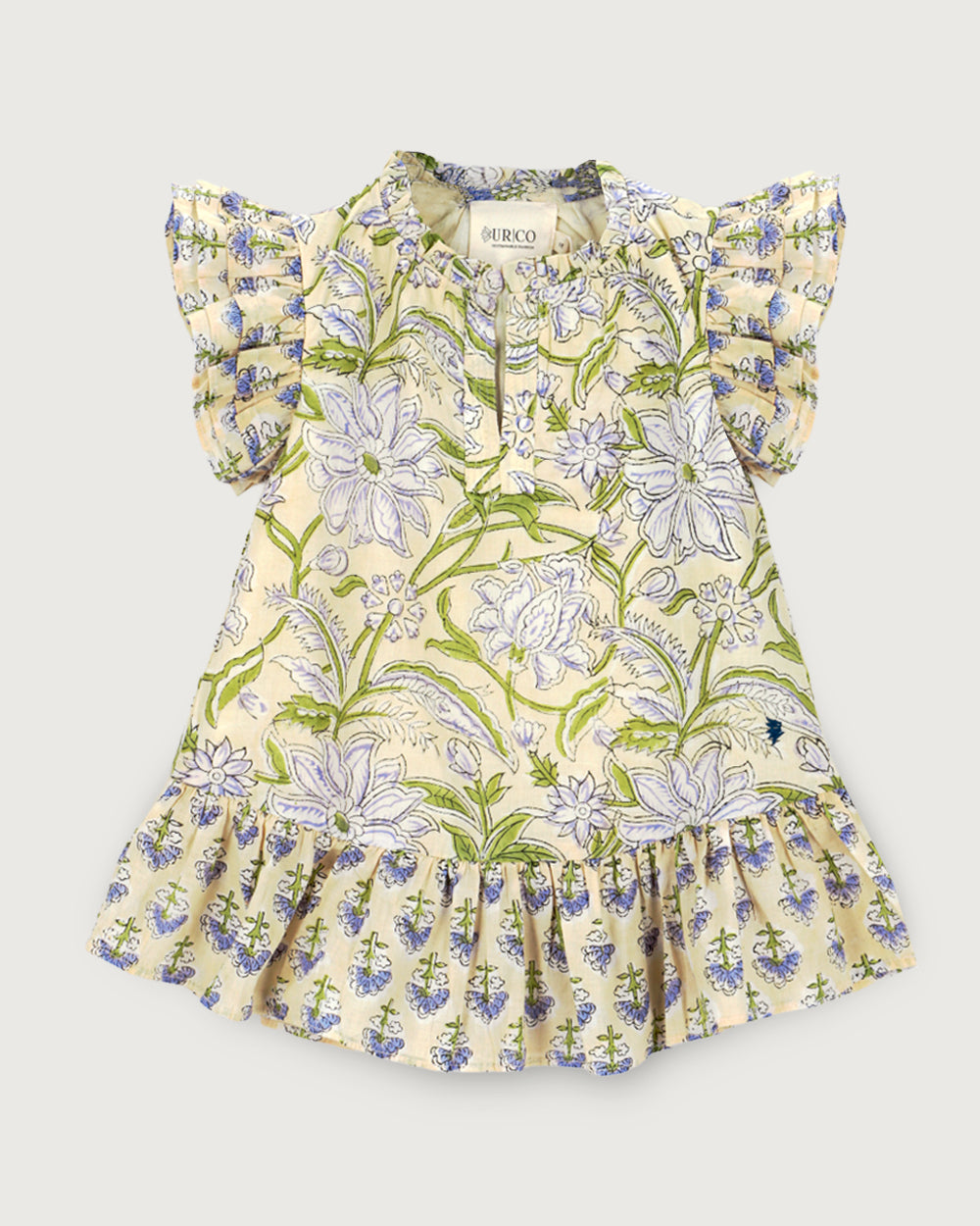 VESTIDO ANGELE BUTTER FLOWERS PETIT