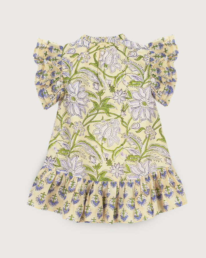 VESTIDO ANGELE BUTTER FLOWERS PETIT
