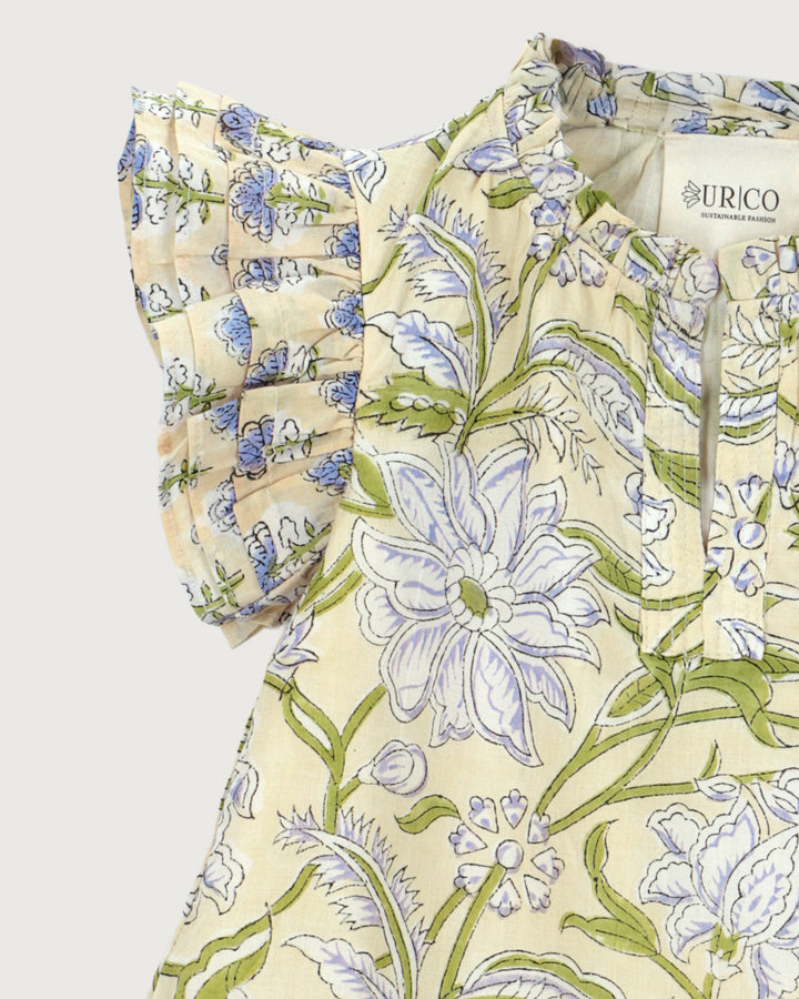 VESTIDO ANGELE BUTTER FLOWERS PETIT