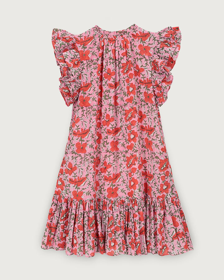 VESTIDO ANGELE PINK FLORES