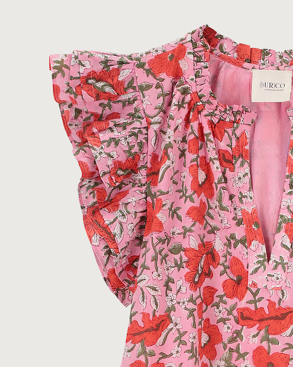 VESTIDO ANGELE PINK FLORES