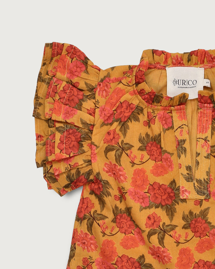 VESTIDO ANGELE YELLOW FLOWERS PETIT