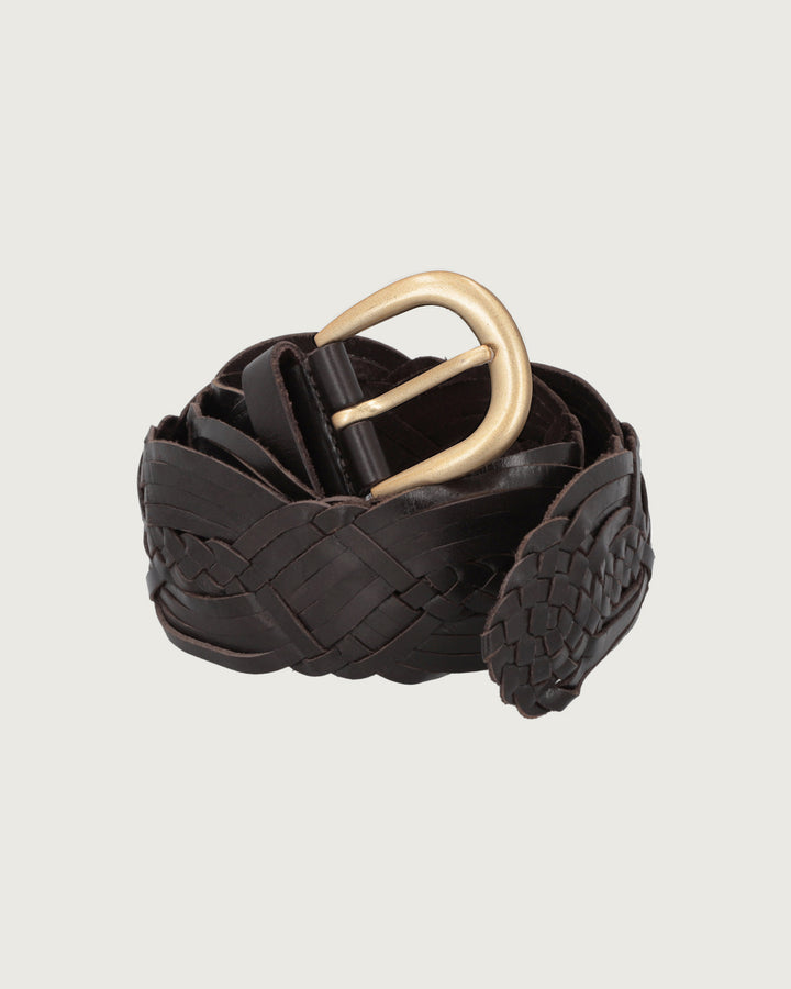 CINTURON ARETHA BROWN GOLD