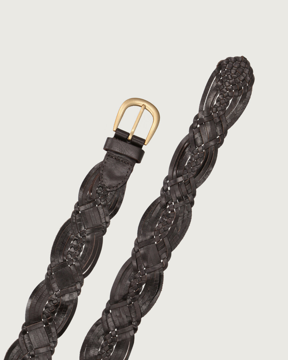 CINTURON ARETHA BROWN GOLD