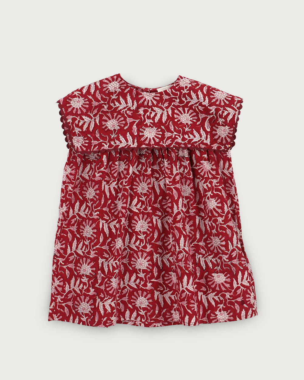 VESTIDO AURORA RED FLOWERS PETIT