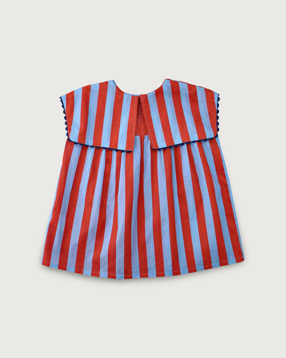 VESTIDO AURORA RED STRIPES PETIT