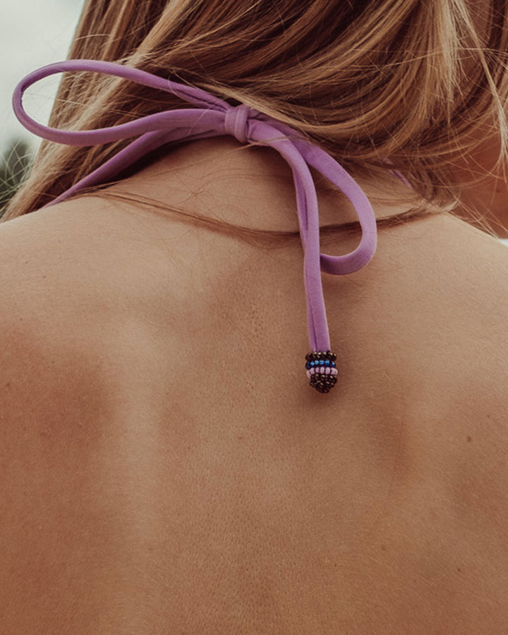 BIKINI LLOMBARDS LILA STRIPES
