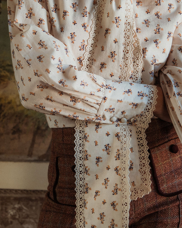 BLUSA NALA CHERRY BLOSSOM MUSTARD