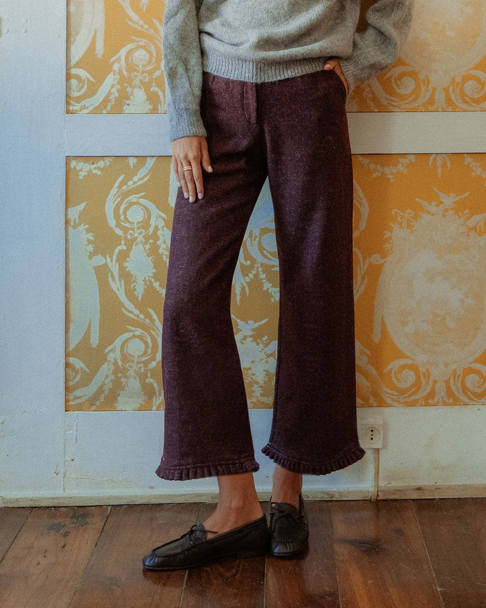 PANTALÓN NOSA BURGUNDY