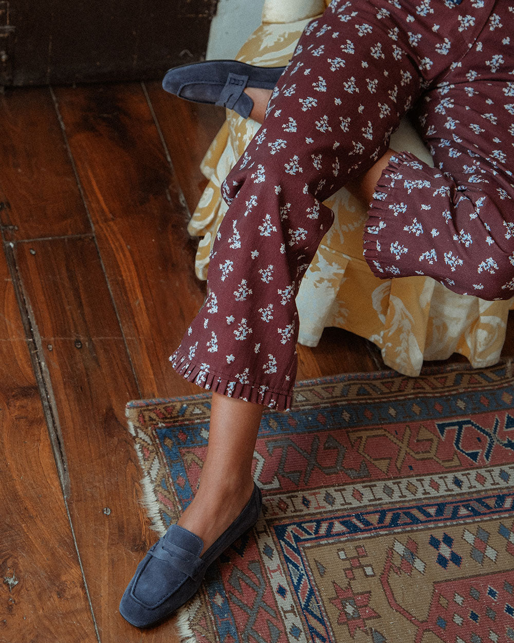 PANTALÓN NOSA CHERRY BLOSSOM BURGUNDY