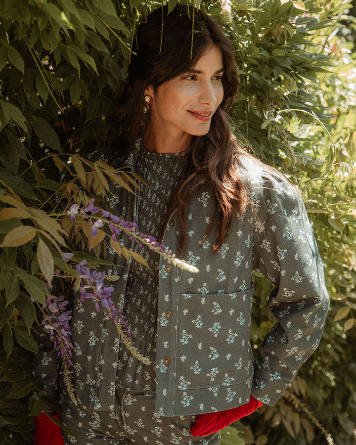 CHAQUETA TIDE DENIM CHERRY BLOSSOM PETROL