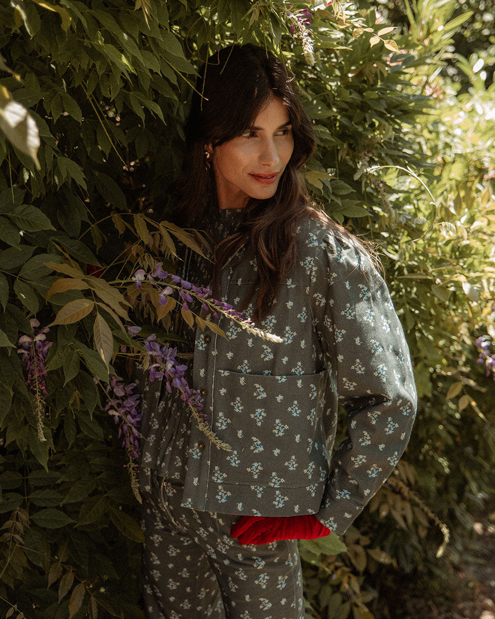 CHAQUETA TIDE DENIM CHERRY BLOSSOM PETROL