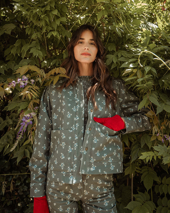 CHAQUETA TIDE DENIM CHERRY BLOSSOM PETROL