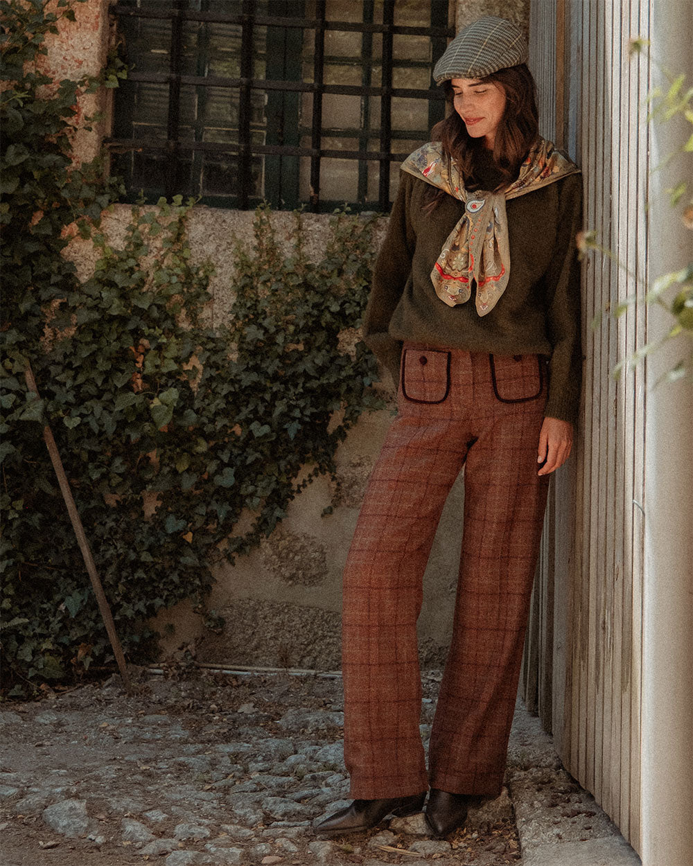 PANTALÓN RAYLA TERRACOTA SCOTTISH