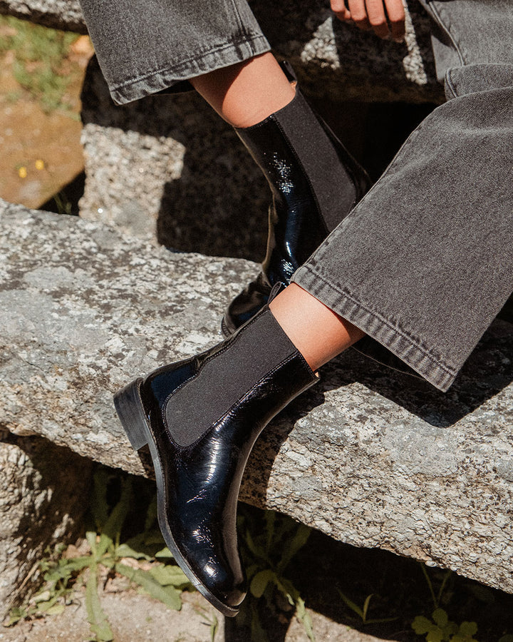 BOTÍN LUND BAREFOOT NEGRO
