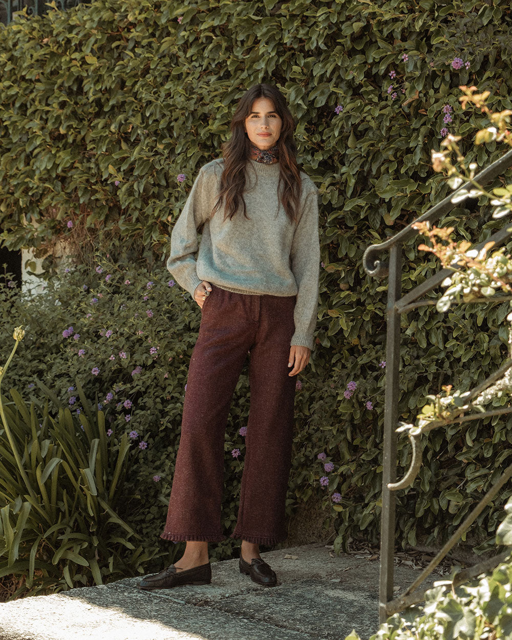 PANTALÓN NOSA BURGUNDY