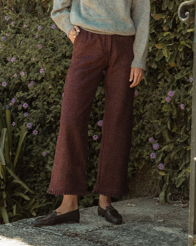PANTALÓN NOSA BURGUNDY