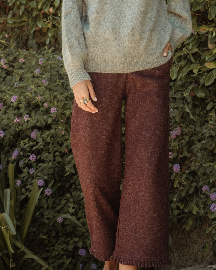 PANTALÓN NOSA BURGUNDY