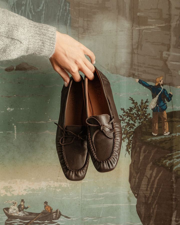 MOCASÍN DANES BROWN LISO