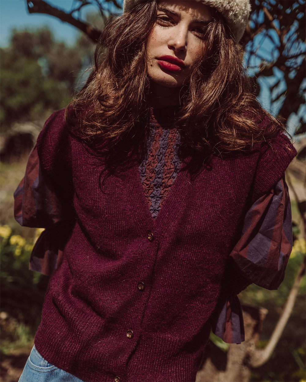 CHALECO SABINE BURDEO