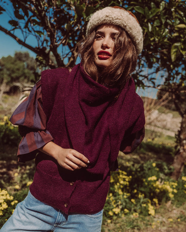 CHALECO SABINE BURDEO