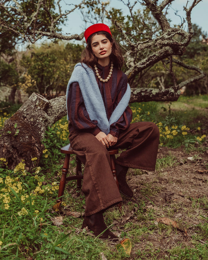 BLUSA MOSS NAVY RED STRIPES PREVENTA