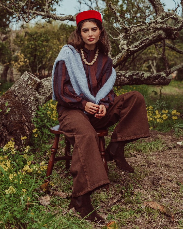 BLUSA MOSS NAVY RED STRIPES PREVENTA