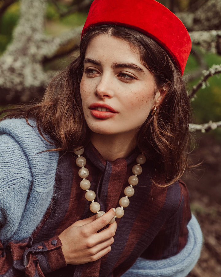 BLUSA MOSS NAVY RED STRIPES PREVENTA