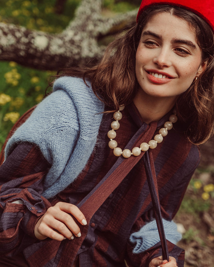 BLUSA MOSS NAVY RED STRIPES PREVENTA