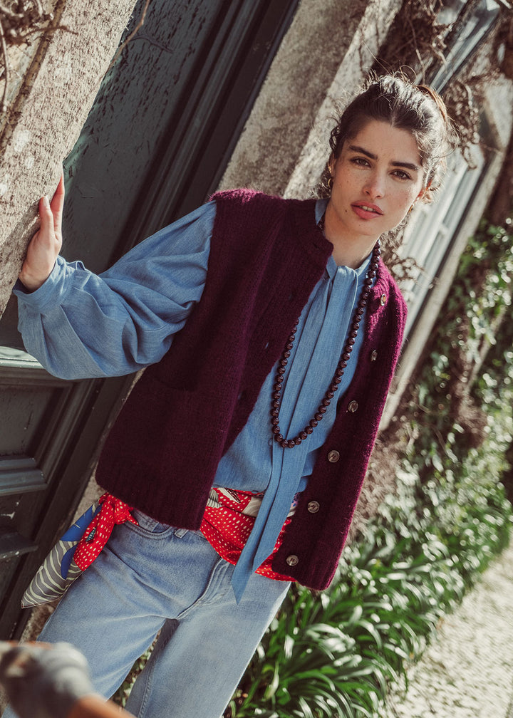 CHALECO LAURE BURDEO