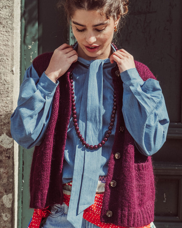 CHALECO LAURE BURDEO