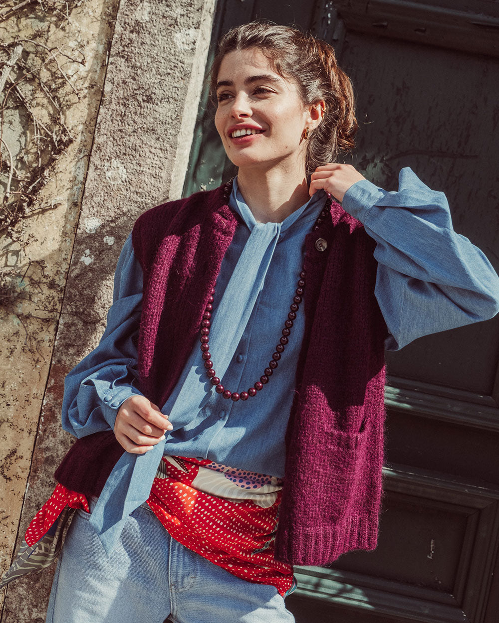 CHALECO LAURE BURDEO