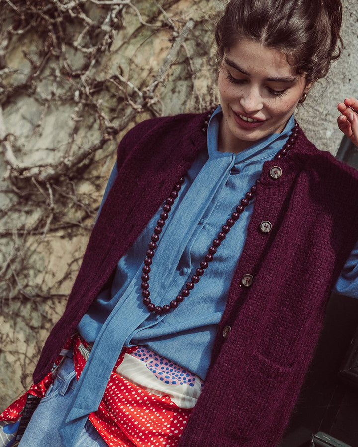 CHALECO LAURE BURDEO