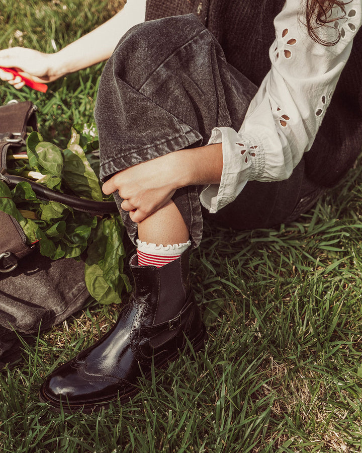 BOTÍN SELMA BLACK CHAROL PREVENTA