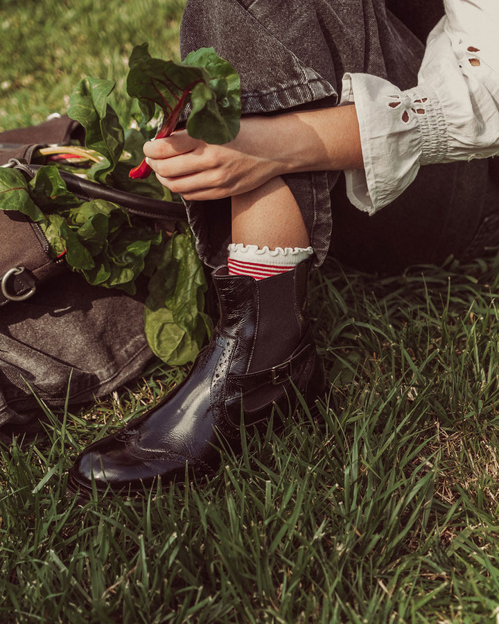 BOTÍN SELMA BLACK CHAROL PREVENTA