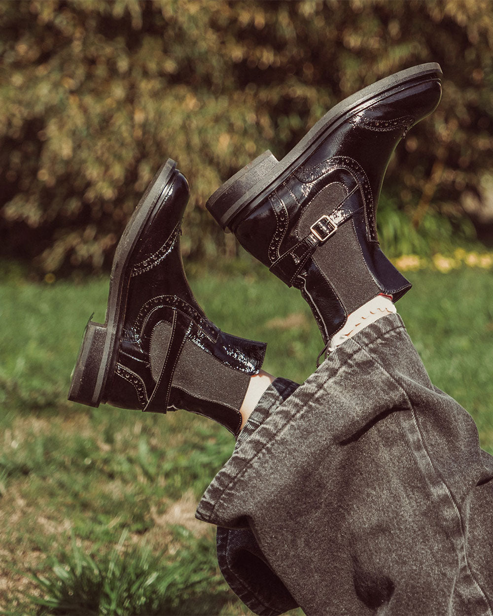 BOTÍN SELMA BLACK CHAROL PREVENTA