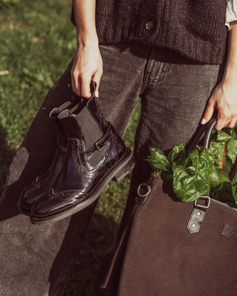 BOTÍN SELMA BLACK CHAROL PREVENTA