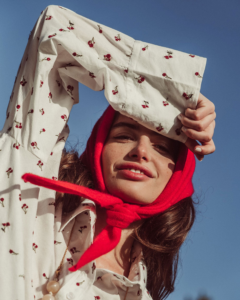 BLUSA WILLOW WHITE FLOWERS