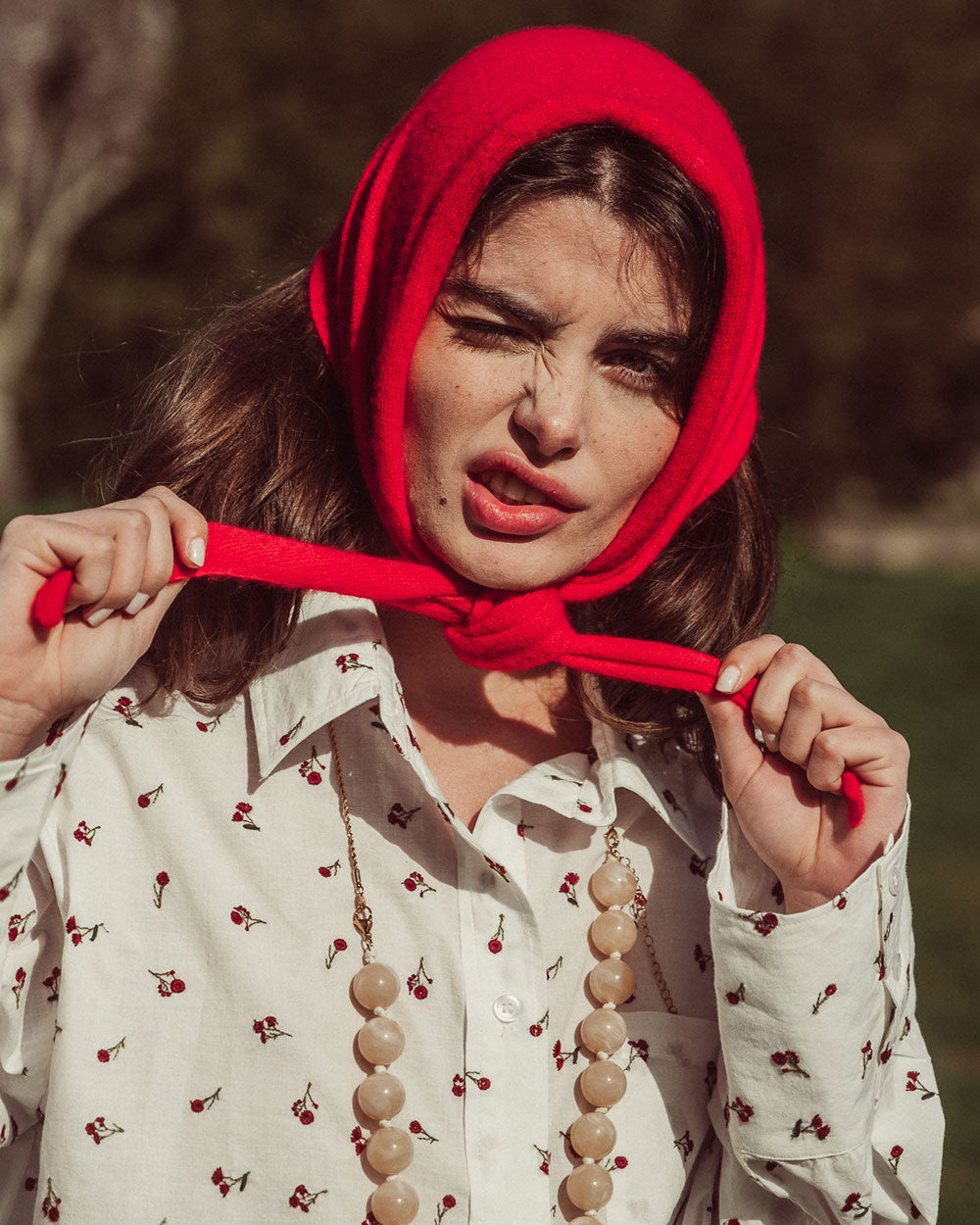 BLUSA WILLOW WHITE FLOWERS