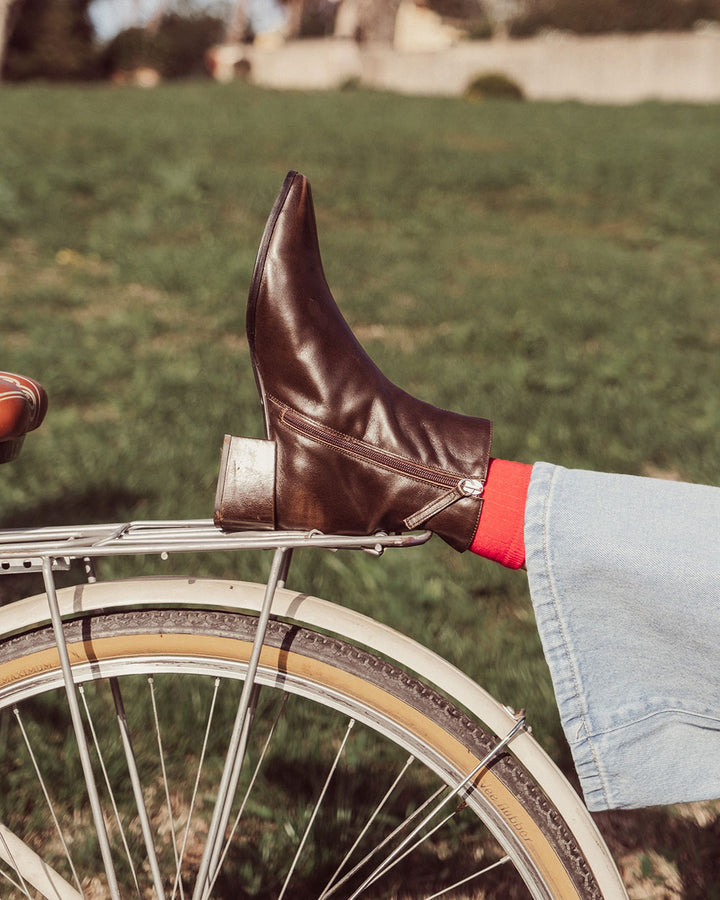 BOTÍN MEGAN CHOCOLATE PREVENTA