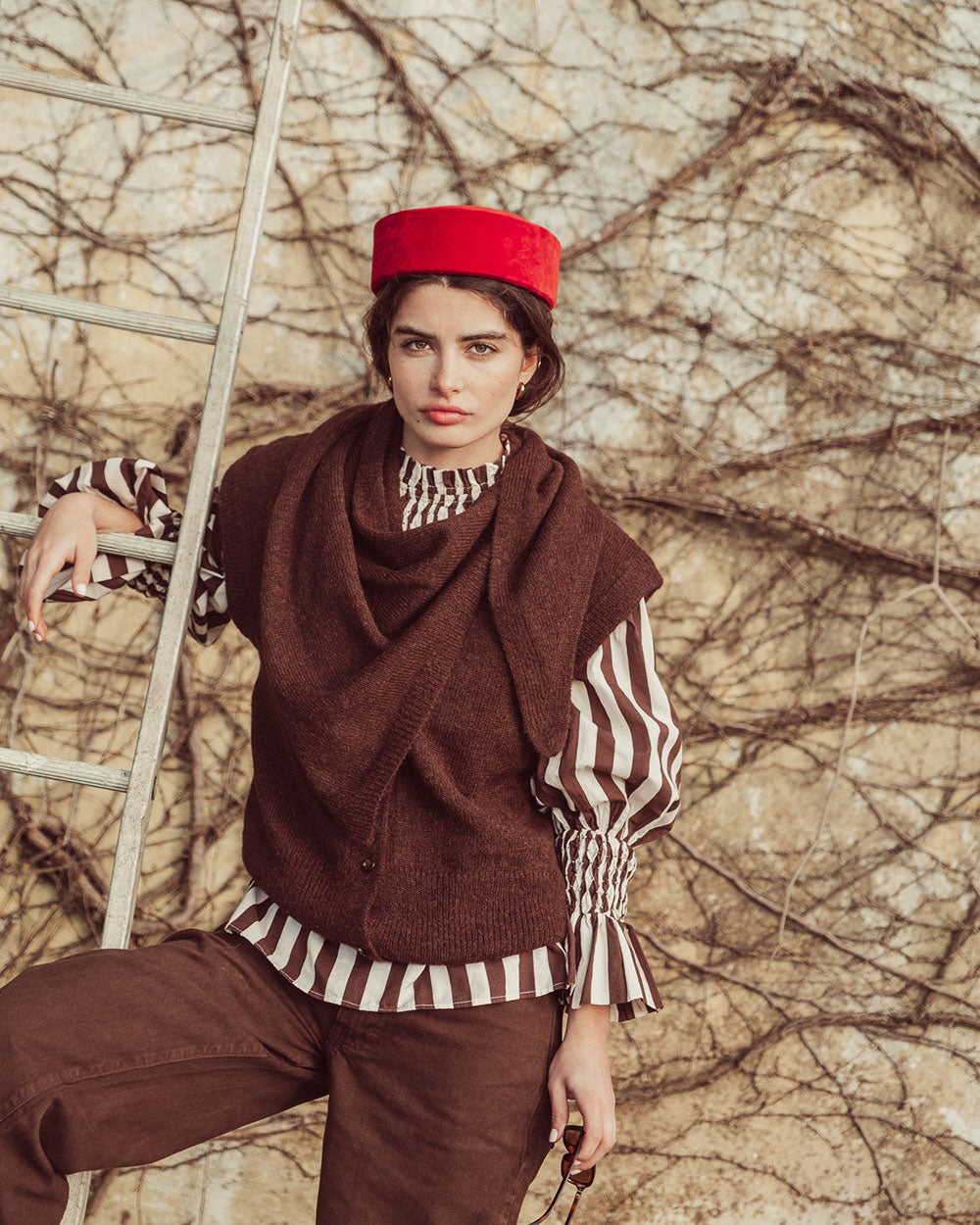 CHALECO SABINE CAFÉ