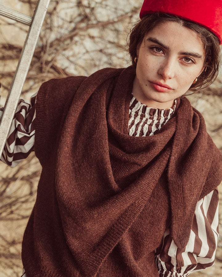 CHALECO SABINE CAFÉ