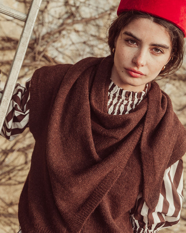 CHALECO SABINE CAFÉ